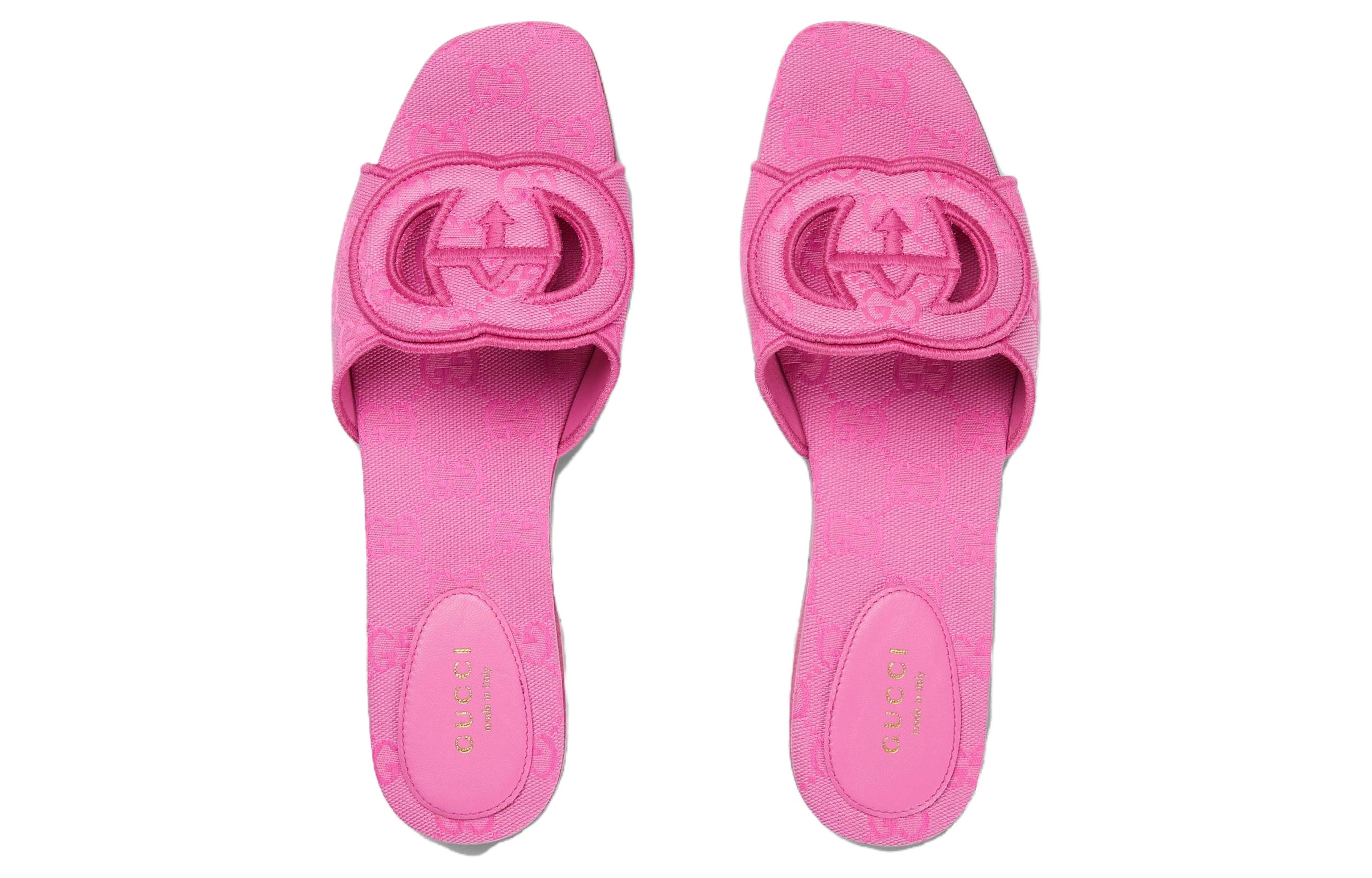 Purchase (W) Gucci Sandal Karet GG 'Pink' 790447-9SF00-8543