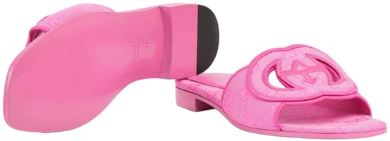 (W) 古驰粉色橡胶GG拖鞋 790447-9SF00-8543 Details for (W) 古驰粉色橡胶GG拖鞋 790447-9SF00-8543
