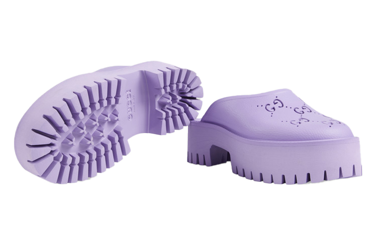 Purchase (W) Sandal Geser Gucci Karet 'Ungu' 663577-JFB00-5306