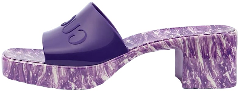 (W) Sandalias Gucci Rubber GG 'Morado'. 700989-JFM00-5235 Buy (W) Sandalias Gucci Rubber GG 'Morado'. 700989-JFM00-5235