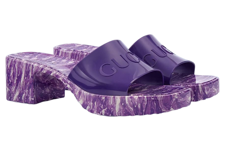 Lookbook (W) Sandal Gucci Karet GG 'Ungu' 700989-JFM00-5235