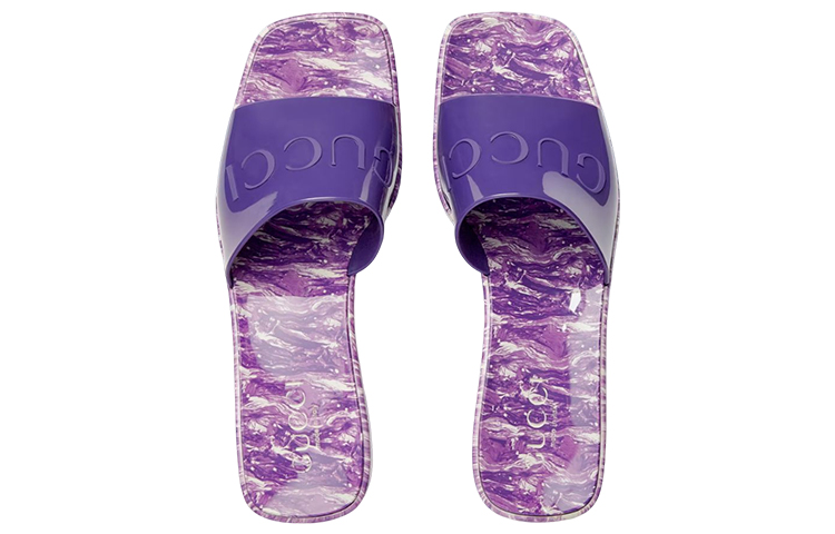 Shop (W) Sandal Gucci Karet GG 'Ungu' 700989-JFM00-5235