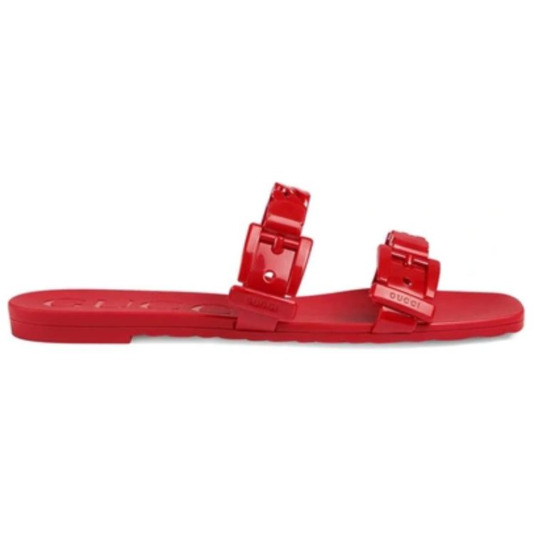 Order (W) Gucci Gummi GG Slides ''Rot'' 624731-J8700-6433