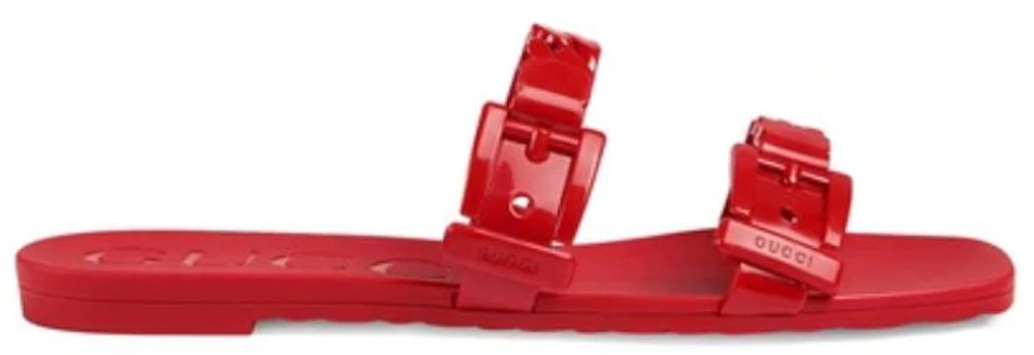 (W) Gucci Gummi GG Slides ''Rot'' 624731-J8700-6433 Order (W) Gucci Gummi GG Slides ''Rot'' 624731-J8700-6433