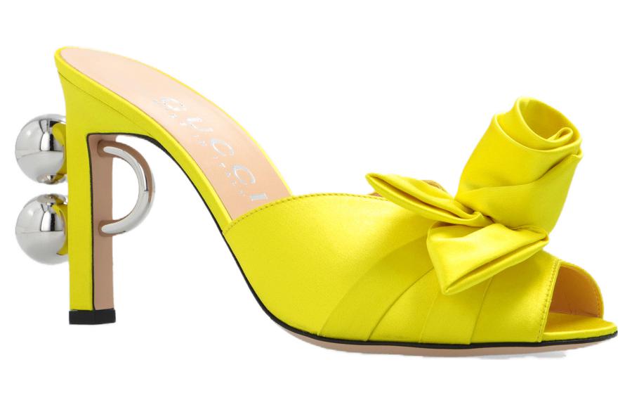 Lookbook (W) Gucci Gummi GG Slide ''Satin Rose Gelb'' 699456-F1430-7105
