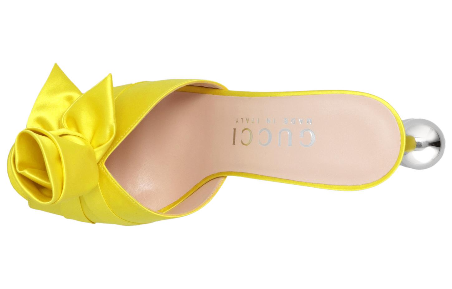 Shop (W) Gucci Gummi GG Slide ''Satin Rose Gelb'' 699456-F1430-7105