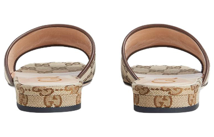 Shop (W) Gucci Sandal Karet GG 'Bordir Bunga Harimau' 687582-KY980-9763