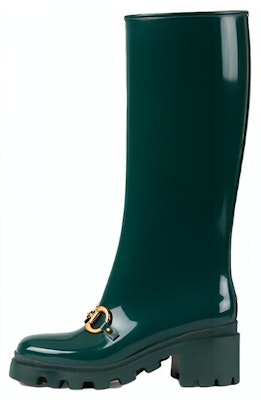 (Women) Gucci Rubber Horsebit Tall Boots 'Green' 659707-JCCP0-3154 Buy (Women) Gucci Rubber Horsebit Tall Boots 'Green' 659707-JCCP0-3154