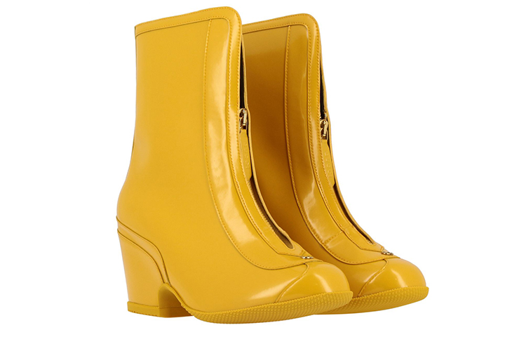Purchase (W) Gucci Sepatu Boot Karet Kitt 'Kuning' 589867-HRO10-7666