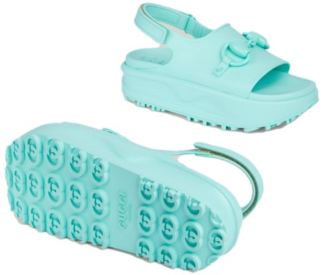 (Women) Gucci Interlocking G Platform Sandal Blue 742435-JAAC9-4605 Purchase (Women) Gucci Interlocking G Platform Sandal Blue 742435-JAAC9-4605