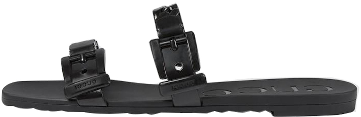 (Women) Gucci Rubber Slide 'Black Rubber Chain' 624731-J8700-1000 Buy (Women) Gucci Rubber Slide 'Black Rubber Chain' 624731-J8700-1000