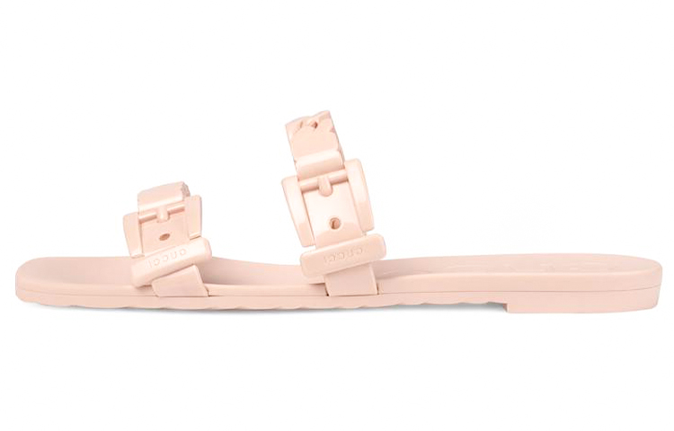 (W) Gucci Rubber Slide Sandal 'Light Pink'