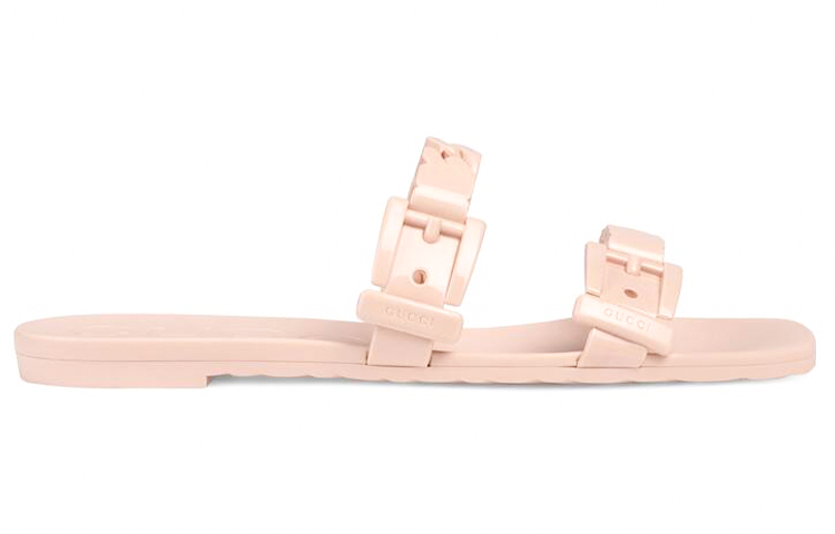(W) Gucci Rubber Slide Sandal 'Light Pink' 圖 2