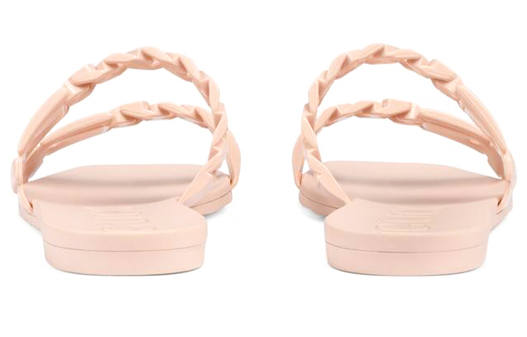 (W) Gucci Rubber Slide Sandal 'Light Pink' 圖 5
