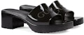 (W) Kasut Gucci Getah Slide Hitam 624730-J8700-1000