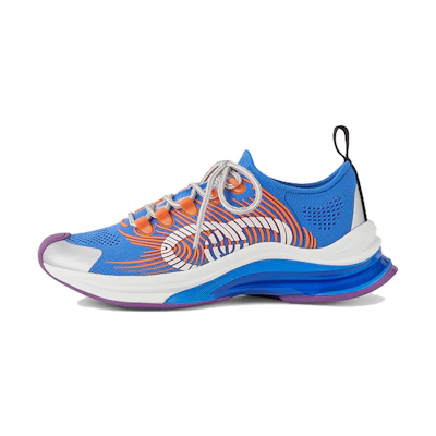 (W) Gucci Run Sneaker 'Blue Orange'