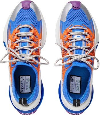 (W) 구찌 런 스니커즈 블루 오렌지 680902-UFE10-8880 Shop (W) 구찌 런 스니커즈 블루 오렌지 680902-UFE10-8880