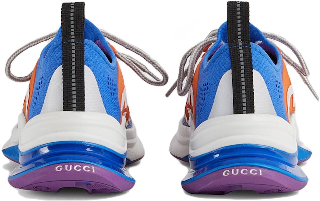 (W) 구찌 런 스니커즈 블루 오렌지 680902-UFE10-8880 Purchase (W) 구찌 런 스니커즈 블루 오렌지 680902-UFE10-8880