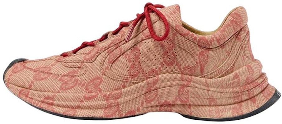 グッチ ラン スニーカー「ベージュ・ハイビスカス モノグラム」 722619-AABEB-9713 Buy グッチ ラン スニーカー「ベージュ・ハイビスカス モノグラム」 722619-AABEB-9713