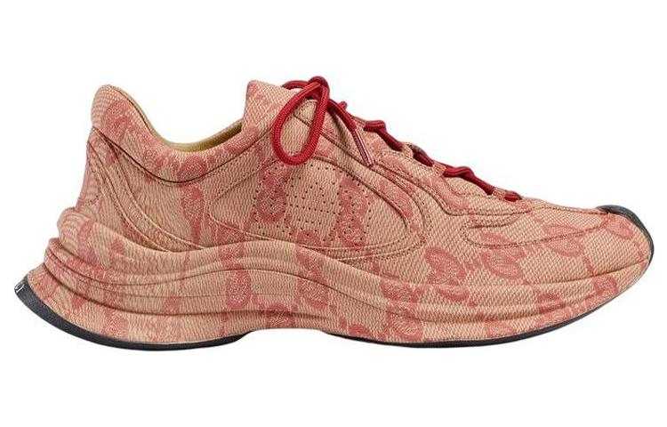 Gucci Run Sneaker 'Beige Hibiscus Monogram' 圖 2