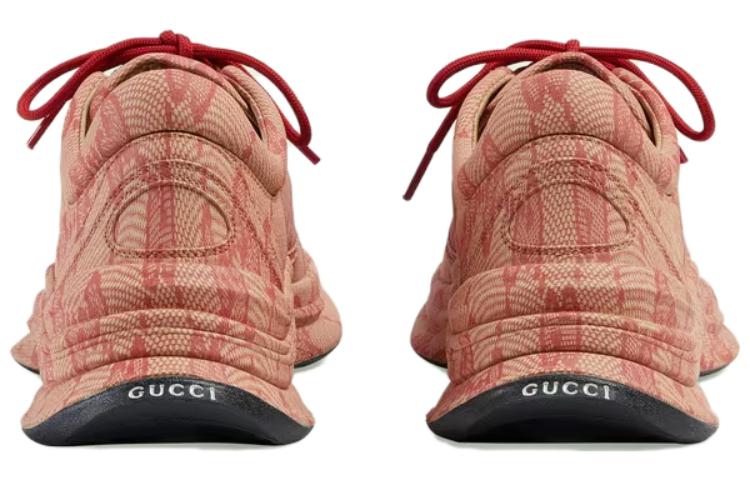 Gucci Run Sneaker 'Beige Hibiscus Monogram' 圖 5