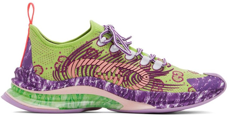 (Women) Gucci Run 'Green Purple' 700104-USN10-8390 Order (Women) Gucci Run 'Green Purple' 700104-USN10-8390