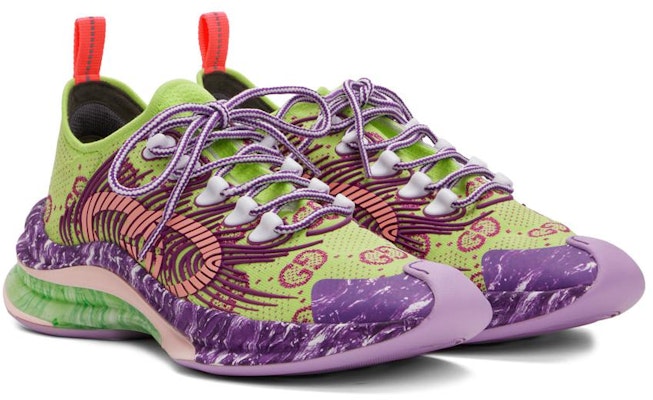 (Women) Gucci Run 'Green Purple' 700104-USN10-8390 Lookbook (Women) Gucci Run 'Green Purple' 700104-USN10-8390
