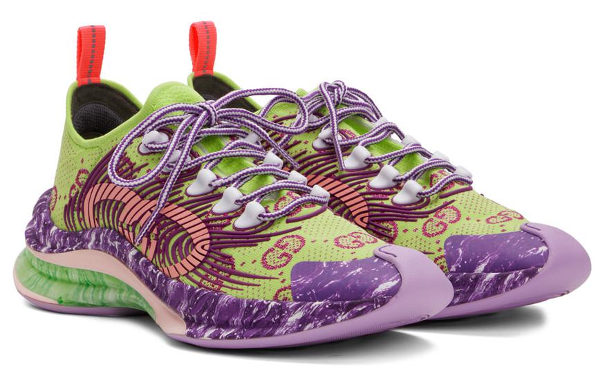 Lookbook (W) Gucci Run 'Verde Morado' 700104-USN10-8390