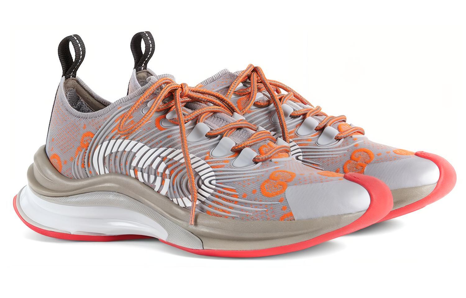 Order (W) Gucci Run Low 'Kelabu Jingga' 680903-UF310-1270