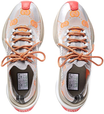 (Women) Gucci Run Low 'Grey Orange' 680903-UF310-1270 Lookbook (Women) Gucci Run Low 'Grey Orange' 680903-UF310-1270