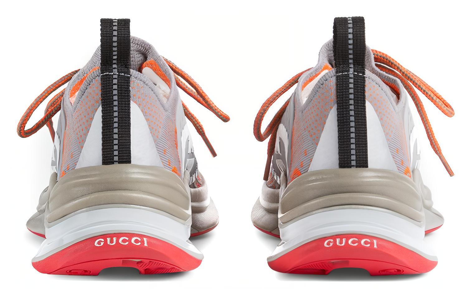 Shop (W) Gucci Run Low 'Kelabu Jingga' 680903-UF310-1270