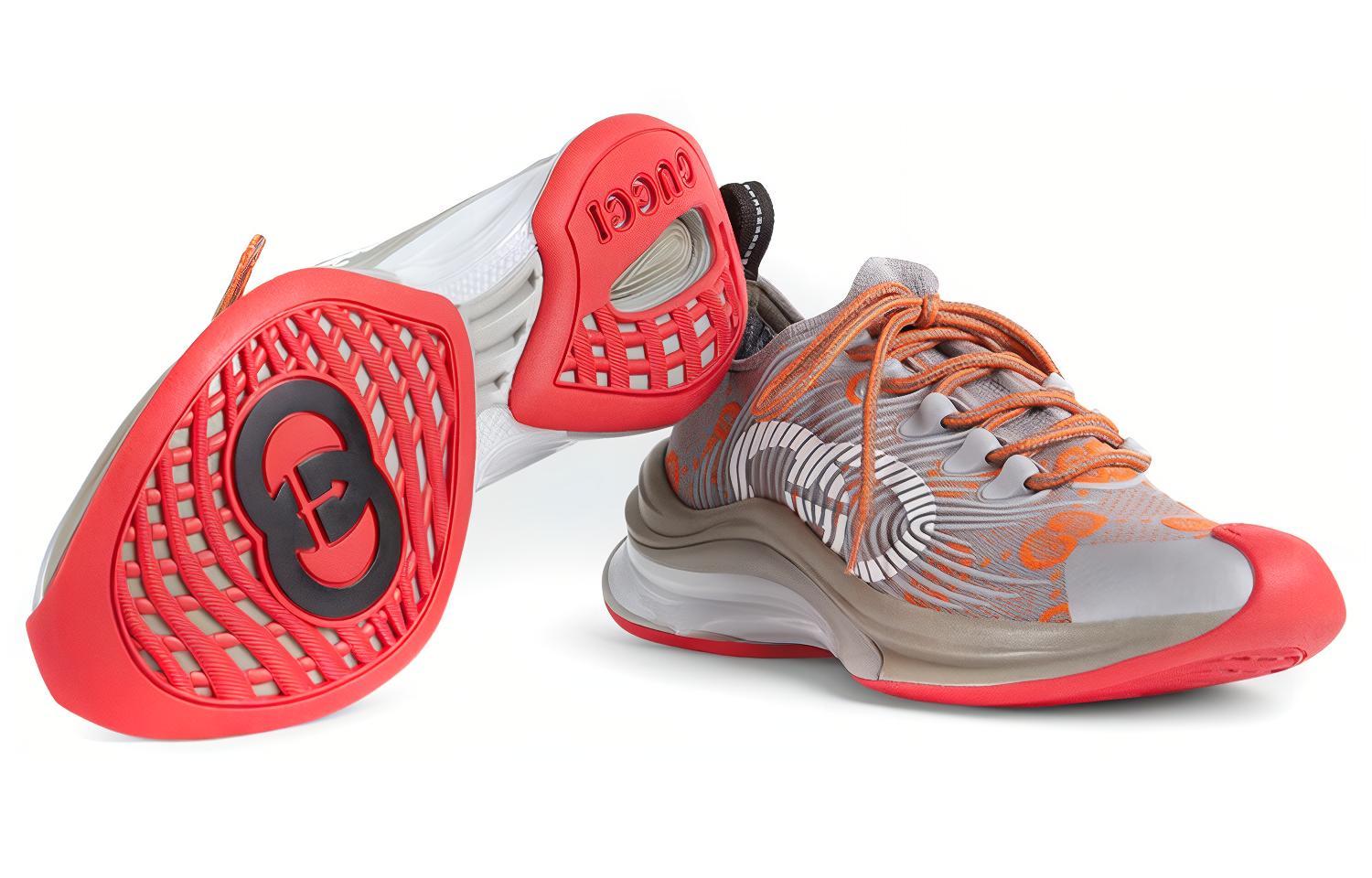 Purchase (W) Gucci Run Low 'Kelabu Jingga' 680903-UF310-1270