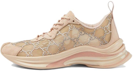 GUCCI古馳 Run 圓頭厚底繫帶 低筒 休閒生活鞋 女款 粉棕色 Buy GUCCI古馳 Run 圓頭厚底繫帶 低筒 休閒生活鞋 女款 粉棕色