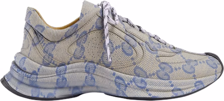 (Women) Gucci Run Sneaker 'Beige Blue Monogram' 725612-AABEB-4060 (Women) Gucci Run Sneaker 'Beige Blue Monogram' 725612-AABEB-4060