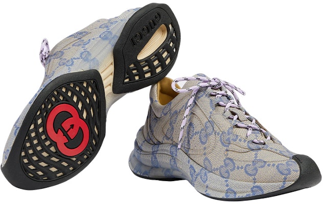 (Women) Gucci Run Sneaker 'Beige Blue Monogram' 725612-AABEB-4060 Purchase (Women) Gucci Run Sneaker 'Beige Blue Monogram' 725612-AABEB-4060