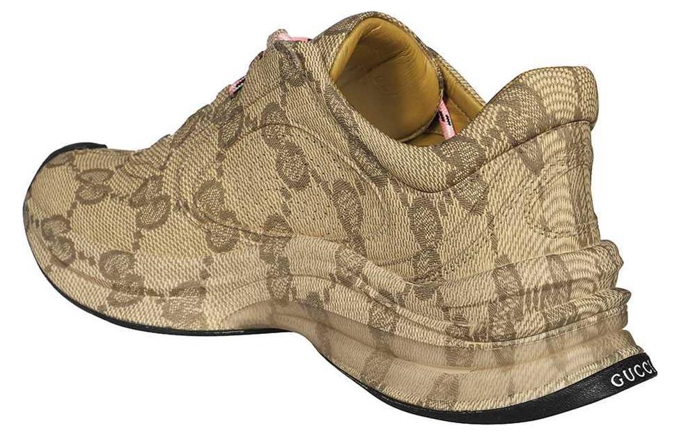 Shop (W) 古驰跑步鞋 '米色乌木纹' 725612-AABEB-9742