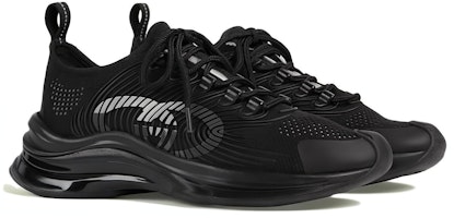 (W) グッチ ラン スニーカー (ブラック) 714665-USM10-8442 Order (W) グッチ ラン スニーカー (ブラック) 714665-USM10-8442