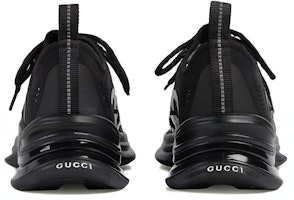 (W) グッチ ラン スニーカー (ブラック) 714665-USM10-8442 Shop (W) グッチ ラン スニーカー (ブラック) 714665-USM10-8442