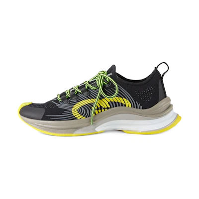 (W) Gucci Run Sneaker 'Black Yellow'
