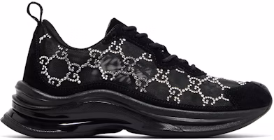 (Women) Gucci Run Sneaker 'GG Crystal - Black' 758088-FACG4-1099 (Women) Gucci Run Sneaker 'GG Crystal - Black' 758088-FACG4-1099