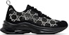 (W) Gucci Run Sneaker 'GG Crystal - Hitam' 758088-FACG4-1099