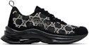 Buy (W) Gucci Run Sneaker 'GG Crystal - Hitam' 758088-FACG4-1099