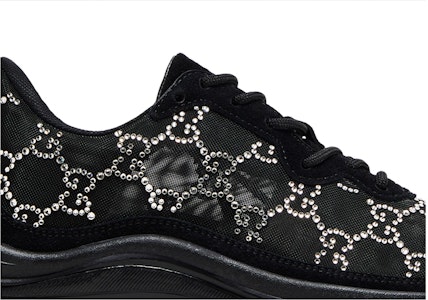 (W) 구찌 GG 크리스탈 런 스니커즈 (블랙) 758088-FACG4-1099 Order (W) 구찌 GG 크리스탈 런 스니커즈 (블랙) 758088-FACG4-1099