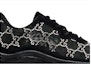 Order (W) Gucci Run Sneaker 'GG Crystal - Hitam' 758088-FACG4-1099
