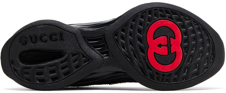 (W) 구찌 GG 크리스탈 런 스니커즈 (블랙) 758088-FACG4-1099 Shop (W) 구찌 GG 크리스탈 런 스니커즈 (블랙) 758088-FACG4-1099