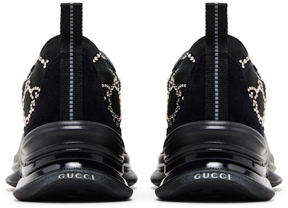 (W) 구찌 GG 크리스탈 런 스니커즈 (블랙) 758088-FACG4-1099 Details for (W) 구찌 GG 크리스탈 런 스니커즈 (블랙) 758088-FACG4-1099