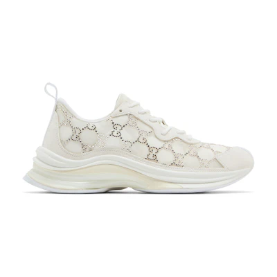 (W) Gucci Run Sneaker 'GG Crystal - White'