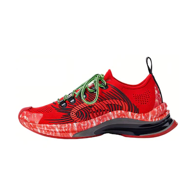 (W) Gucci Run Sneaker 'Red'