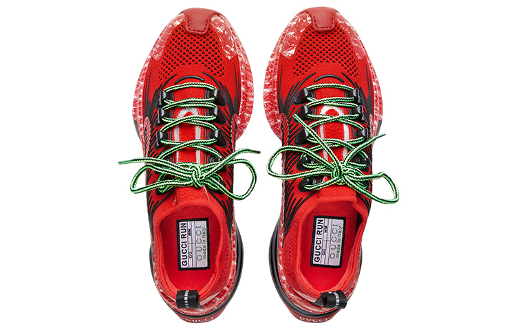 Lookbook (W) グッチ ラン スニーカー (レッド) 700103-USM10-8970