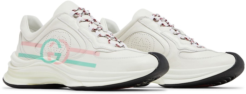 (W) Gucci Run Sneaker 'Putih Merah Muda Toska' 734904-UHH20-9014 Cheap (W) Gucci Run Sneaker 'Putih Merah Muda Toska' 734904-UHH20-9014